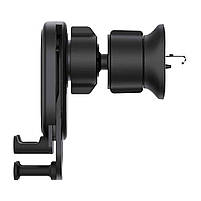 Тримач для телефону в машину Baseus Stable Gravitational Wireless Charging Car Mount Pro 15W Black, фото 8