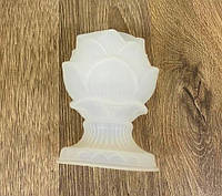 Форма молд для создания подсвечника, подсвечник из эпоксидной смолы Роза 105*82 мм 5342