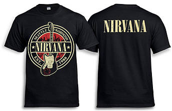 Футболка NIRVANA лого з гітарою, фото 2