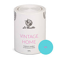 Меловая краска Le Vanille Vintage Home chalk paint 0,75л, Бирюзовый (Цвет 05)