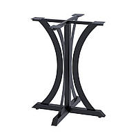 Опора для стола Ральф металл черный 45,5х45,5х72h см (Loft Design TM)