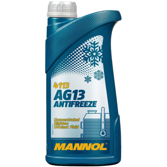 Mannol AG13 Hightec зелений, 1 л (MN4113-1) концентрат антифризу, фото 1