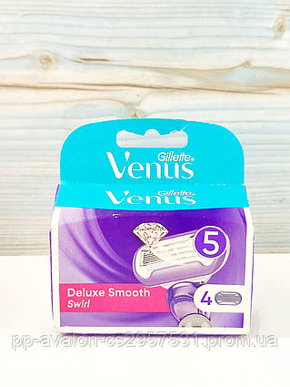 Змінні касети для гоління Gillette Venus Swirl & Platinum 4 шт (Естонія)