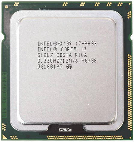 Процесор Intel i7-980X Extreme Edition LGA1366 3.33-3.60 GHz, 6 ядер/12 потоків б/в, фото 1