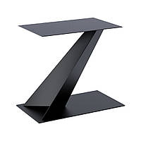 Опора для стола Сван металл черный матовый 90х50х72h см (Loft Design TM)