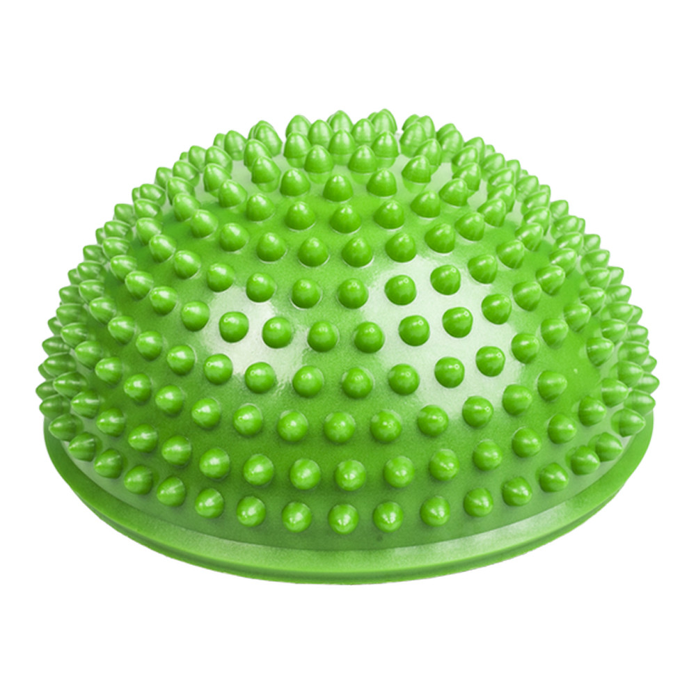 Балансувальна масажна півсфера зелена (1 шт.) діаметр 16 см, висота 9 см, фото 1
