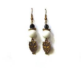 Сережки N3 Сова (956003)