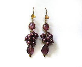 Жіночі сережки N12 Ягоди (956012)