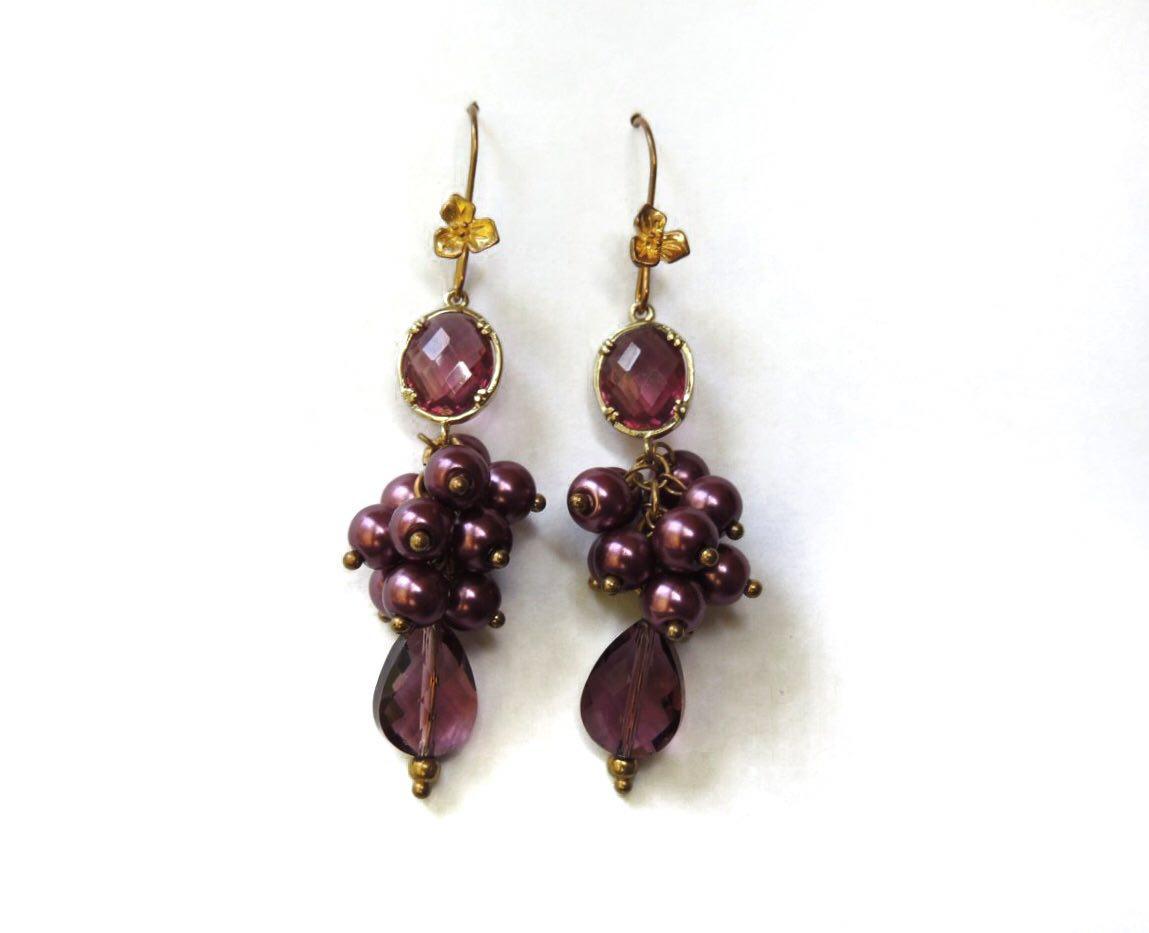 Жіночі сережки N12 Ягоди (956012)