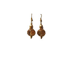 Сережки Inna Kalinina N19 Жовтий Кришталь (956019)