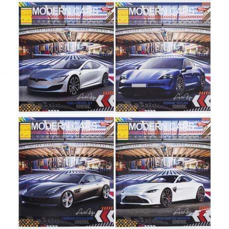 Зошит кольоровий 96 аркушів, клітинка 3587 MZOPT