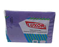 Двухслойные салфетки для пациента (33*45см) 50 шт LUXOR Фиалковые (Violet)