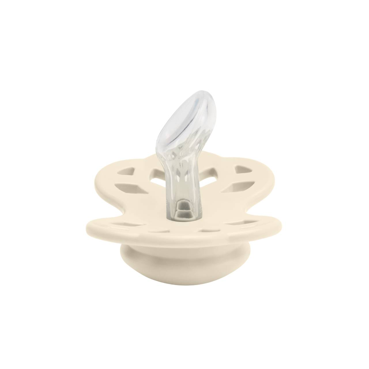Пустушка анатомічна BIBS Infinity Silicone Anatomical size 1 (0-6 m), Ivory
