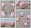 Бездротові навушники з вушками P47M рожеві, фото 5