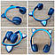 Бездротові навушники з вушками P47M сині, фото 9
