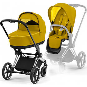 Cybex Priam 4.0 коляска 2 в 1 Mustard Yellow