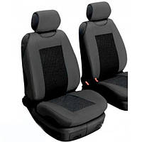 Универсальный чехол майка для сидений в автомобиль передних сидения (черный)