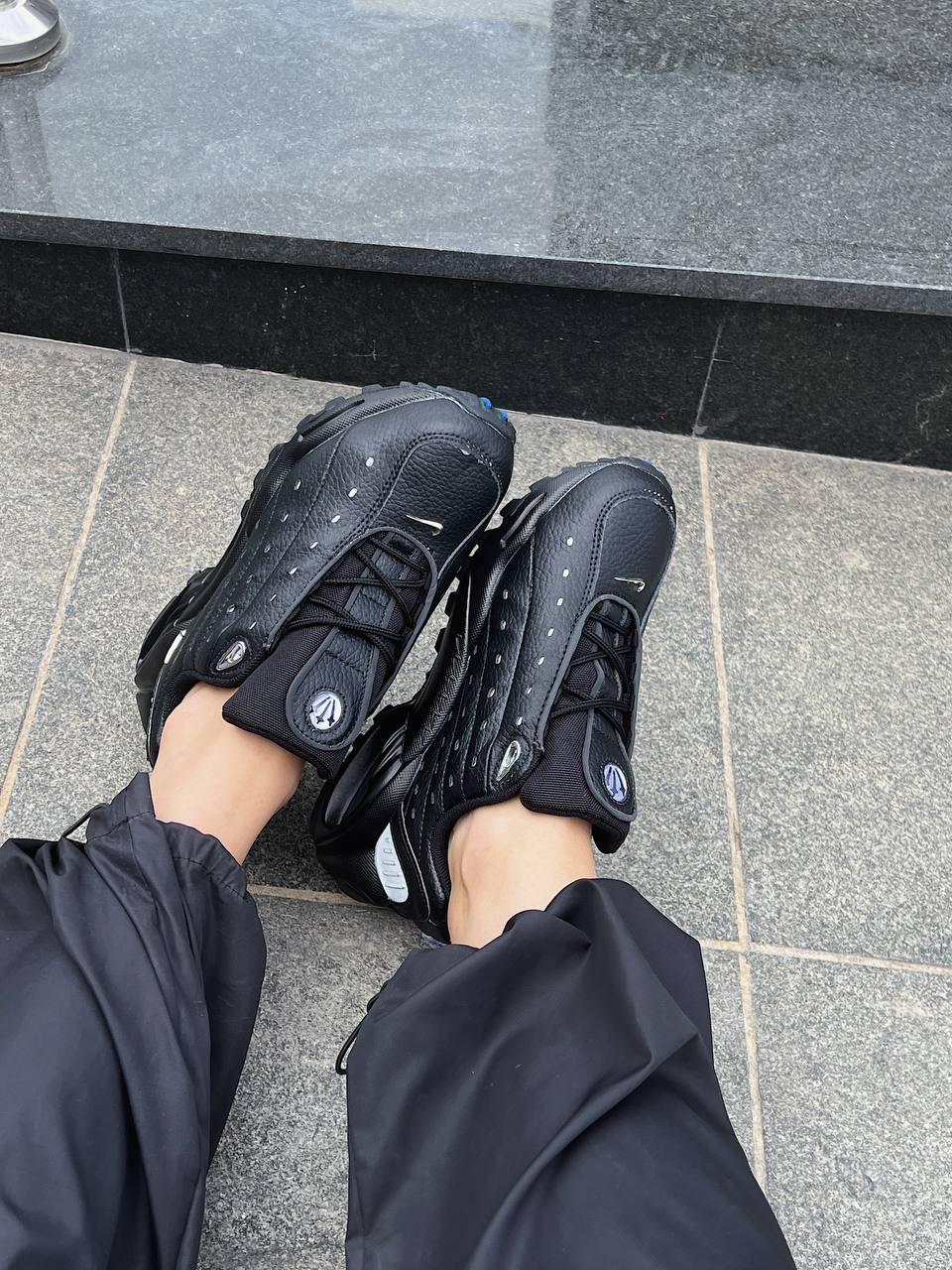 Чорні кроссівки жіночі Nike Hot Step Air Terra Drake NOCTA. Однотонні жіночі кроссівки Найк Хот Степ.
