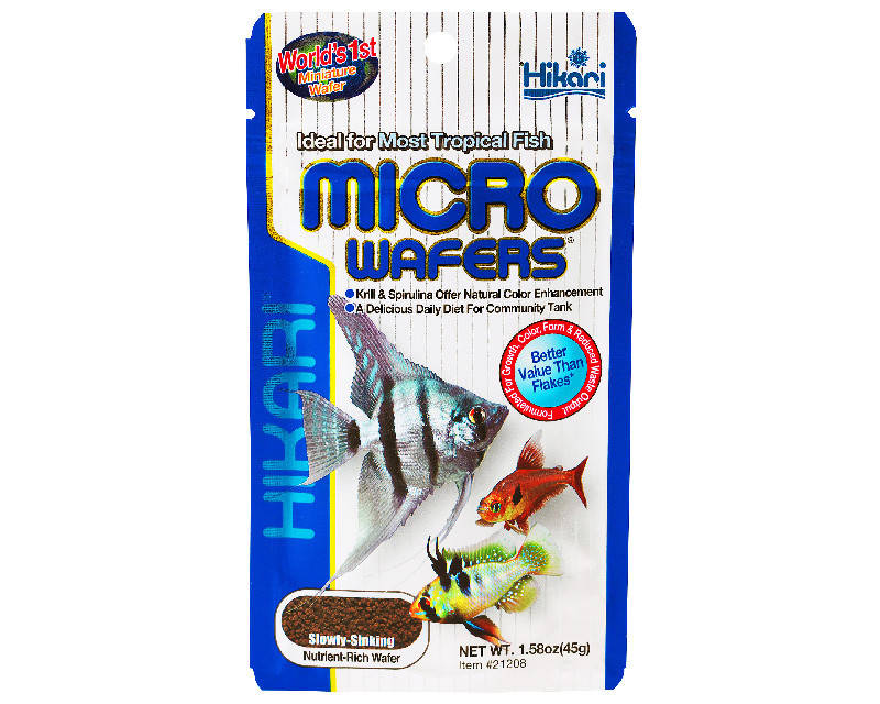 

Корм Hikari Tropical Micro Wafers 45 гр для мелких и средних тропических рыбок