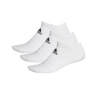 Три пары носков Adidas Low-Cut, белые - 31-33 размер