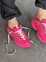 Рожеві кроссівки жіночі Jaquemus x Nike Humara Pink. Яскраві жіночі кросси Найк., фото 4