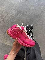 Рожеві кроссівки жіночі Jaquemus x Nike Humara Pink. Яскраві жіночі кросси Найк., фото 6