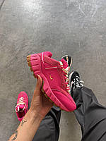 Рожеві кроссівки жіночі Jaquemus x Nike Humara Pink. Яскраві жіночі кросси Найк., фото 7