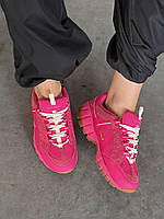 Рожеві кроссівки жіночі Jaquemus x Nike Humara Pink. Яскраві жіночі кросси Найк., фото 11