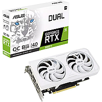 Видеокарта ASUS Dual GeForce RTX 3060 Ti White OC Edition 8GB GDDR6X (DUAL-RTX3060TI-O8GD6X-WHITE)