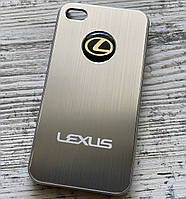 Чехлы для iPhone 4 4S Lexus металлические