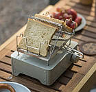 Портативна міні газова плита Naturehike зелена під цанговий балон, фото 3