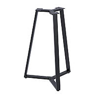 Опора для стола Трикс металл черный 52х46х72h см (Loft Design TM)