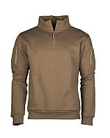 Толстовка мужская тактическая флисовая Tactical Sweat-Shirt M.Zipper Dark Coyote Sturm Mil-Tec Германия L