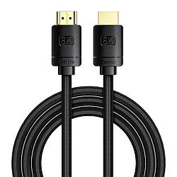 Кабель BASEUS High Definition Series HDMI 8K to HDMI 8K Adapter Cable |2m, 8K, HDMI2.1| (CAKGQ-K01)