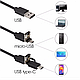 Камера ендоскоп із кабелем на 5 метрів 7 мм USB/micro USB/Type-C з підсвіткою під Android, фото 5