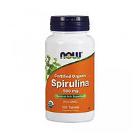 Спирулина NOW Foods Spirulina 500 mg 100 Tabs DS, код: 7518569