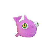 Детская игра тянучка-антистресс Рыбка Bambi С51141 10 см Фиолетовый GR, код: 7510898