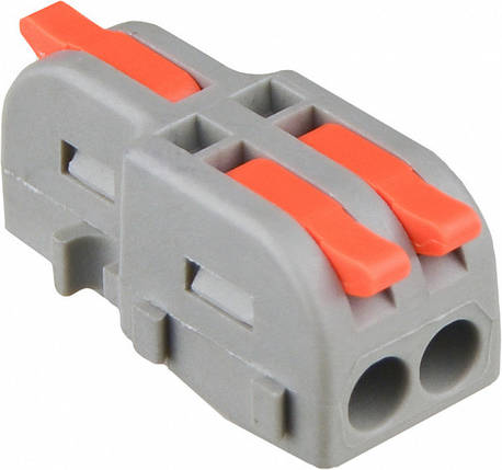 З'єднувальна прохідна клема DB-12 АСКО-УКРЕМ для мідних проводів, 50 шт., фото 1