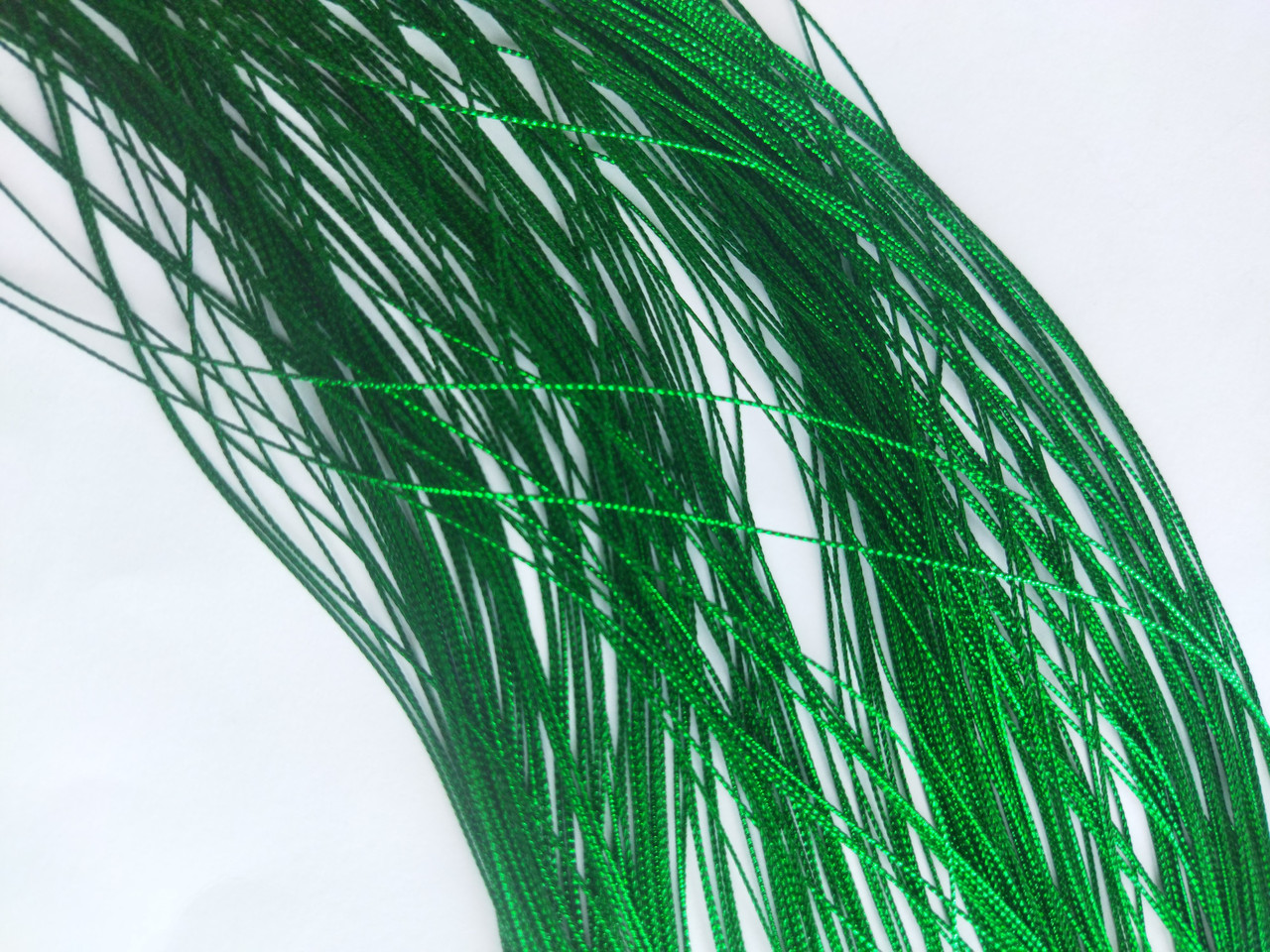 Шнур декоративний 0,5 мм зелений металік, фото 1