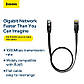 Кабель Baseus high Speed Six types of RJ45 Gigabit network cable (flat cable) |1M|, фото 7