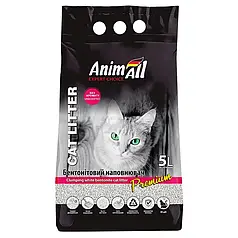 Наповнювач АнімАлл Бентонітовий білий 5л без аромату