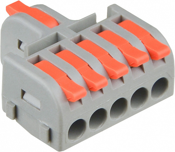 Клема з'єднувальна універсальна прохідна DB-15 АСКО-УКРЕМ, 32A, безвинтова, 50 шт