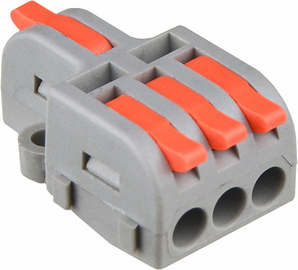 Клема з'єднувальна універсальна прохідна DB-13 АСКО-УКРЕМ, безвинтова, для мідних провідників, 250В, 32А