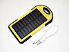Сонячне зарядний пристрій Power Bank 8000 mAh Жовтий, фото 2