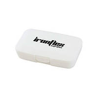 Таблетница (органайзер) для спорта IronFlex Pill Box White BF, код: 7520615