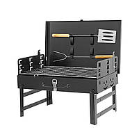 Компактний складаний мангал для барбекю Supretto валіза переносна