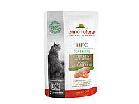 Влажный корм для котов Almo Nature HFC Natural Adult Cat с курицей и креветками 55 г