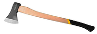 Топор колун 2500г деревянная ручка 700мм (ясень) SIGMA, топор для рубки и раскалывания древесины