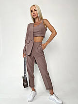 Костюм-трійка з топом "Vanity" | Розпродаж моделі, фото 3