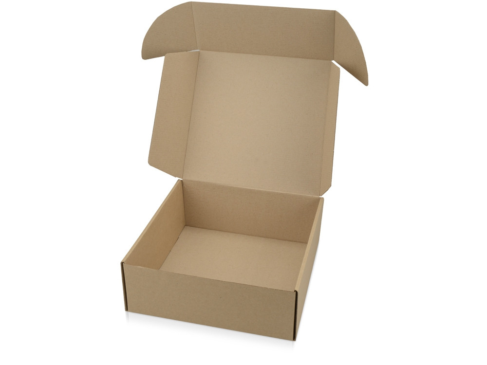 Картонные коробки самосборные бурые 250х250х85 подарочная крафт от 10 шт korob(2) - фото 4 - id-p1312623572